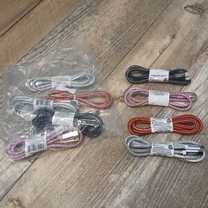 3Ft GLITTER USB-C CHARGING CABLES Wireless Gear